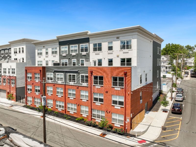 Exterior front view of Mohring Place Luxury Apartments